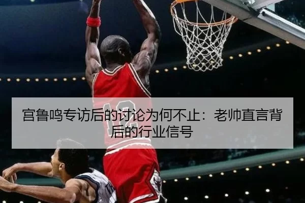 宫鲁鸣专访后的讨论为何不止：老帅直言背后的行业信号